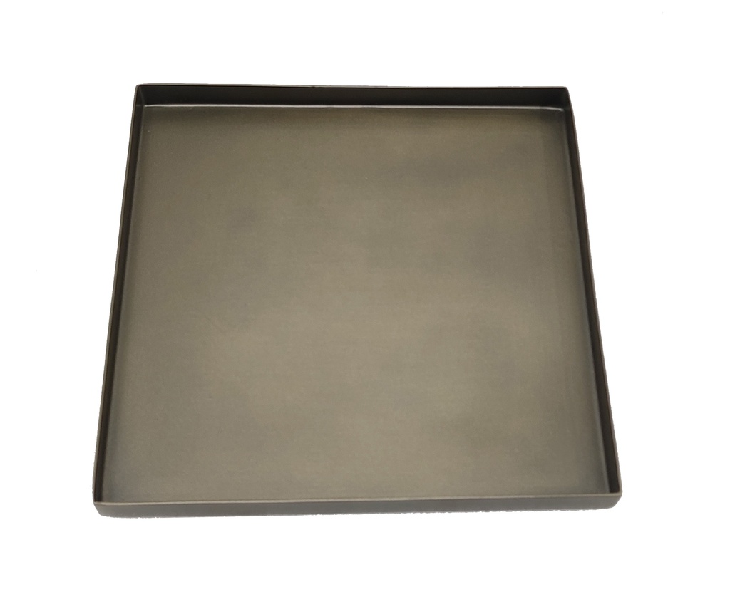 Candleplate for square Ø15 - nickle antique - Ø16x16x1,5cm - p 2/12