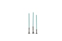 Handforged fine taperholder - bronze antique - for tapers Ø1,2cm - set of 3 - H7cm/H9cm/H11cm - p/2 sets