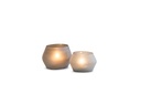 T-light holder oval matt copper - large - 13,5x11,5x10cm - p/4/16