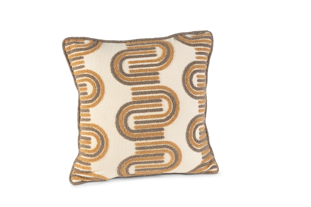 Cushion embroidery multi with filler - 50x50cm - p/1/1