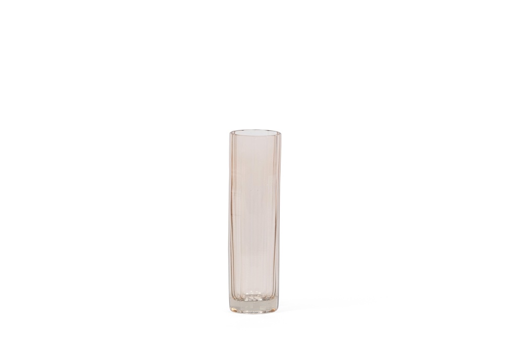 Vase multi sided sprayed pink - Ø7 x 23cm - p 4 