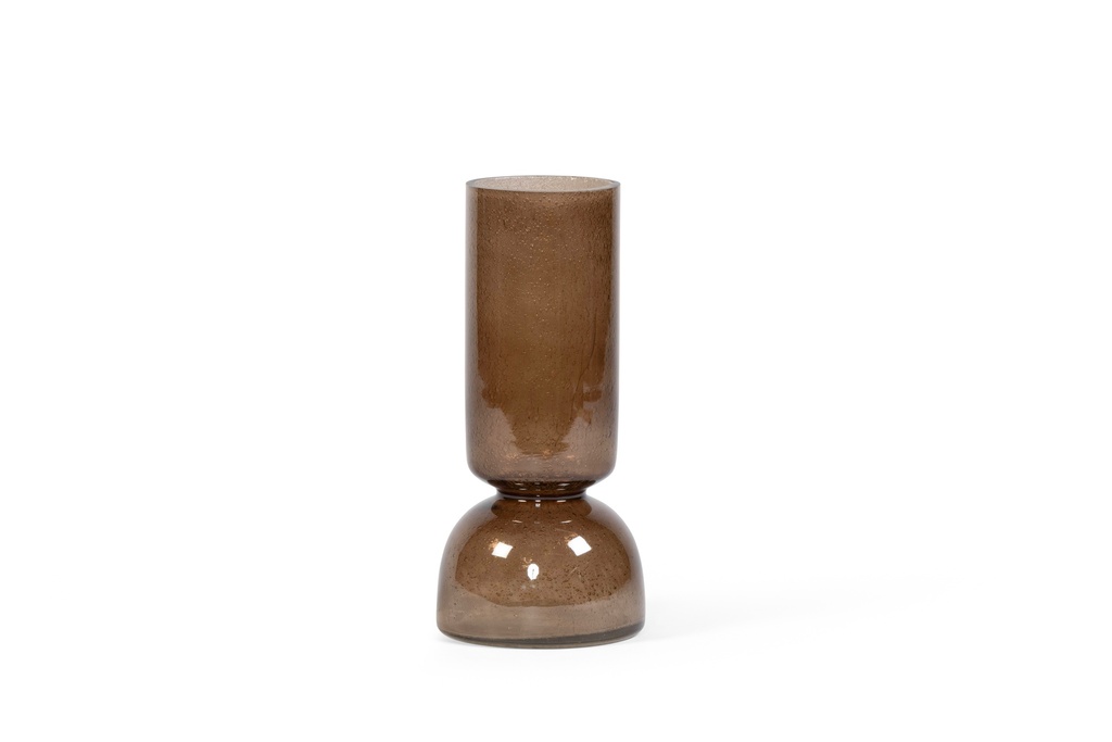 Vase foam sprayed smoke large - Ø14 x 30cm - p 2 