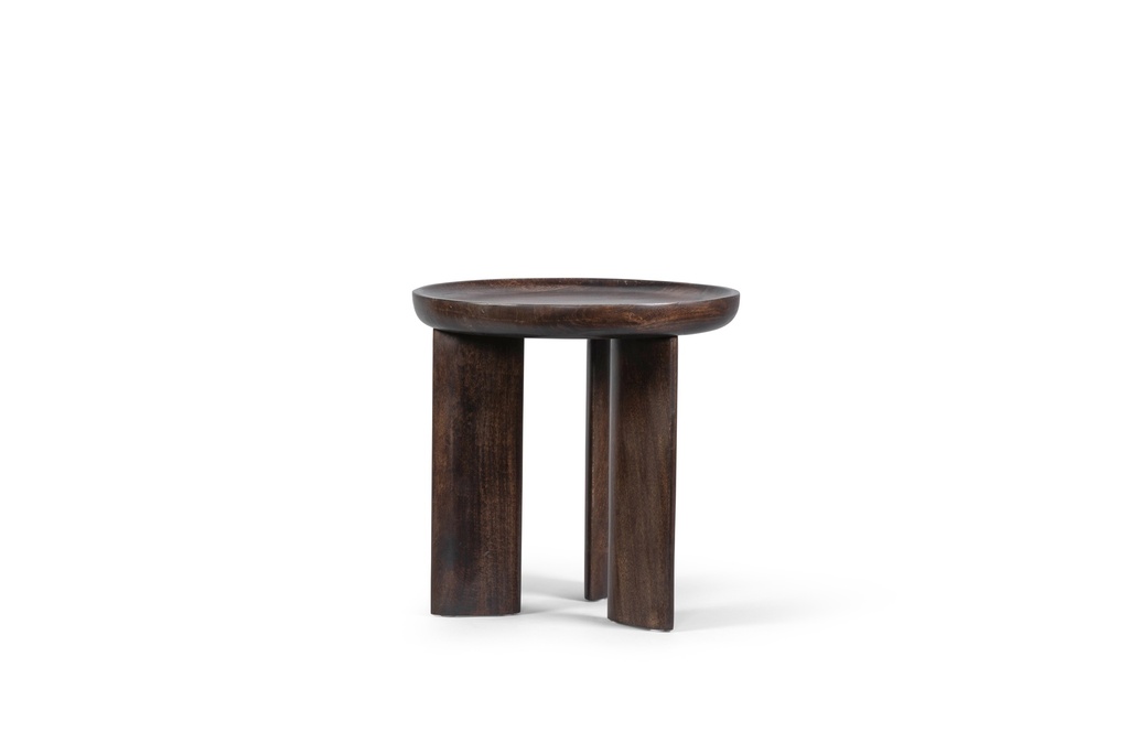 Side table walnutfinish small - Ø45 x 45cm - p 1