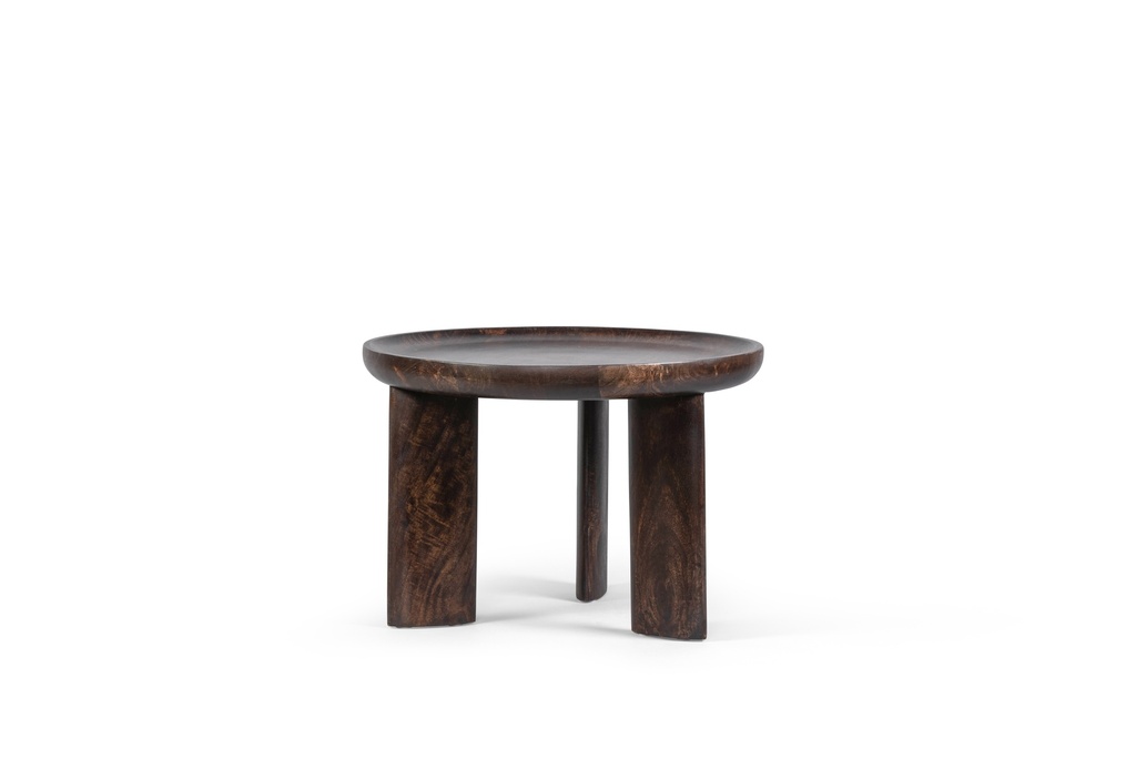 Side table walnutfinish large - Ø55 x 38cm - p 1