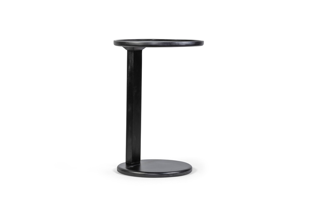 Side table smooth black finish - Ø45 x 60cm - p 2