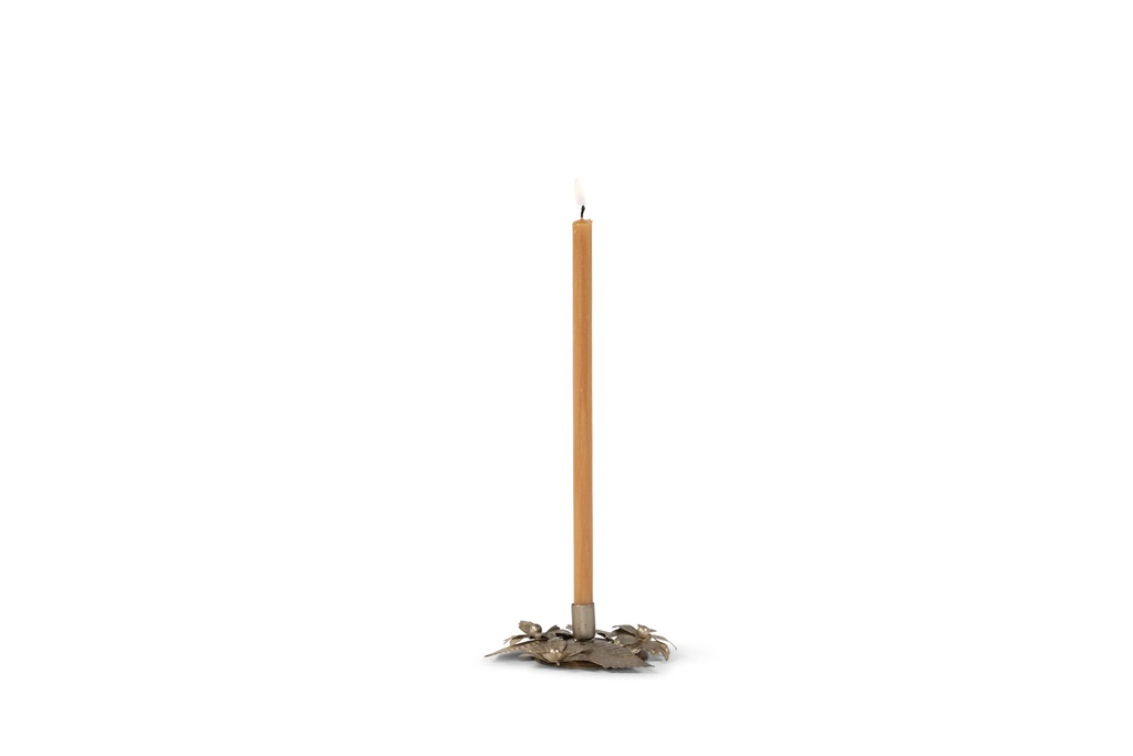 Fine taperholder silver - Ø12 x 4cm - p 6/48