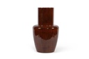 Vase enamel with neck dark brown antique XL - Ø44 x 65 cm - p 1