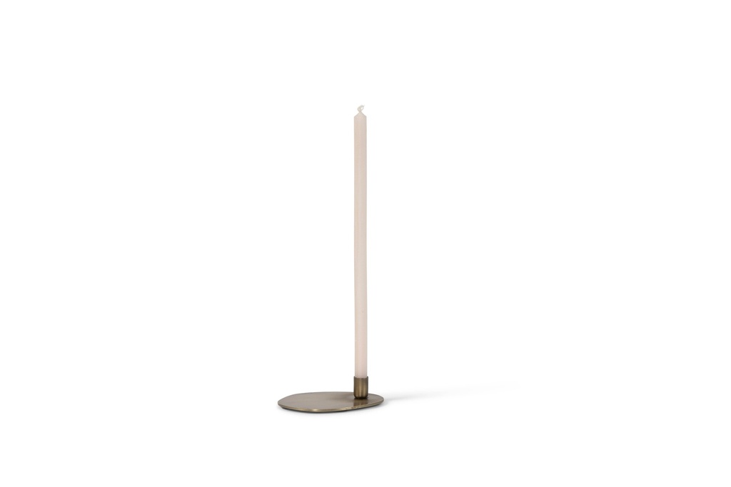 Fine taperholder copper antique - 10 x 7,5 x 2,5 cm - p 2 / 60