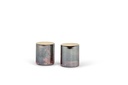 Votive cylindrical burgundy marble finish small - Ø8 x 9 cm - p 8