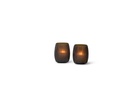 T-light holder square vertical stripe cutting copper large - 9 x 9 x 12 cm - p 2/12