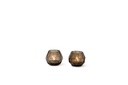 T-light holder polished faceted cutting copper small - Ø10 x 9 cm - p 4/24
