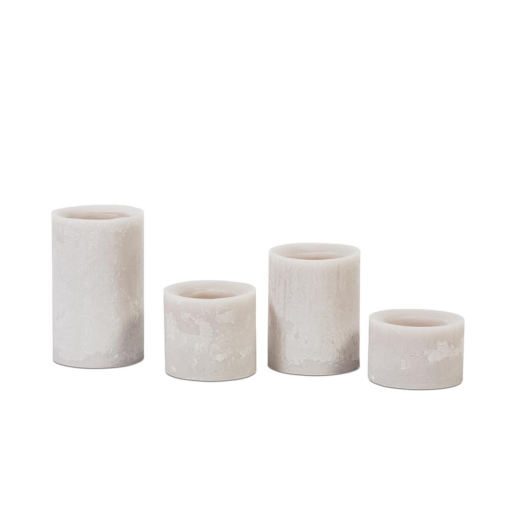 MINI SUPER CANDLE Ø 12cm - Ø 12 x 20 - 3 - int. cot. - p/6